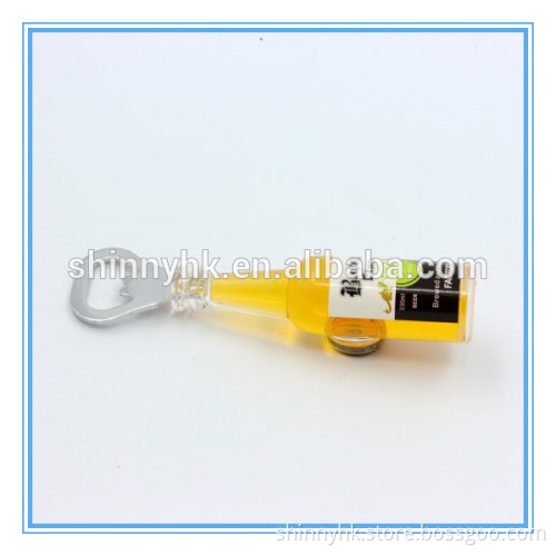 Best Promo Wedding Gifts Liquid bottle shape beer opener fridge magnet bottle opener